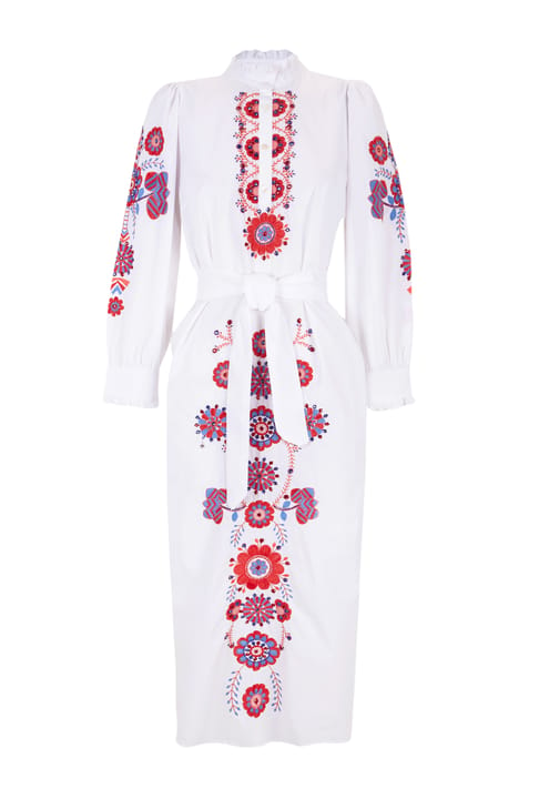 Antikbatik Danah embroidered maxi dress