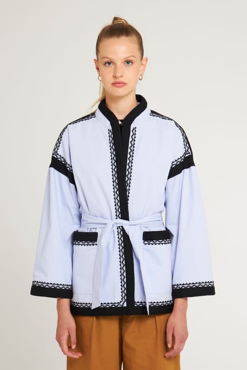 Antikbatik Chaqueta bordada Kim