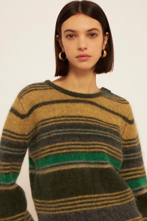 Antikbatik Pull en mohair Maya