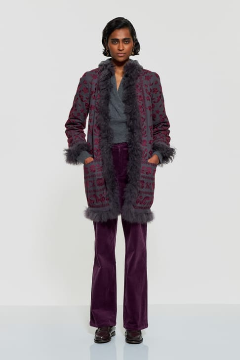 Antikbatik Pantalon en velours Tilda