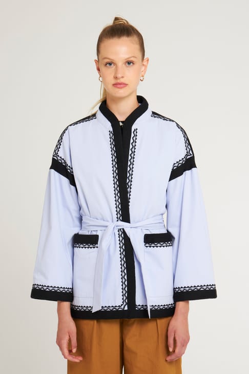 Antikbatik Kim embroidered jacket