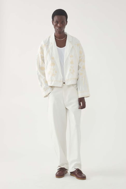 Antikbatik Pantalon brodé Adonis 