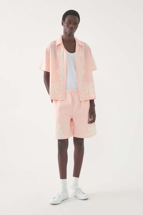 Antikbatik Chemise brodée Adonis 