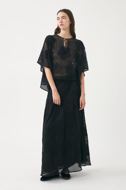 Antikbatik Falda bordada Aloni