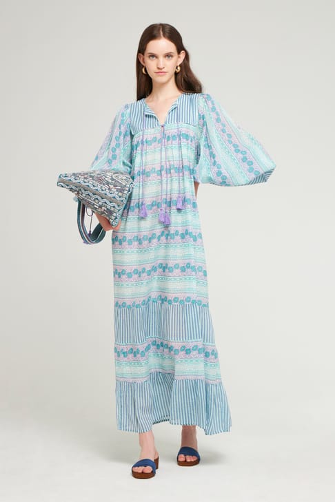 Antikbatik Robe longue Amelie