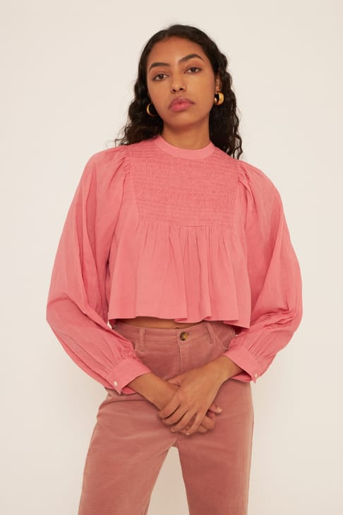 Antikbatik Blusa crop top Anahi