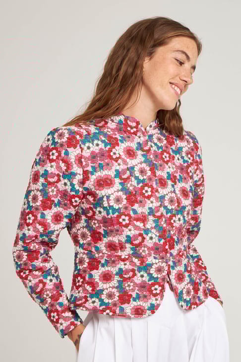 Antikbatik Chaqueta acolchada Blossom