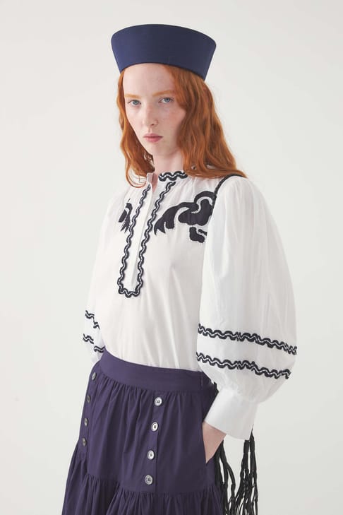 Antikbatik Embroidered Blouse Dalli