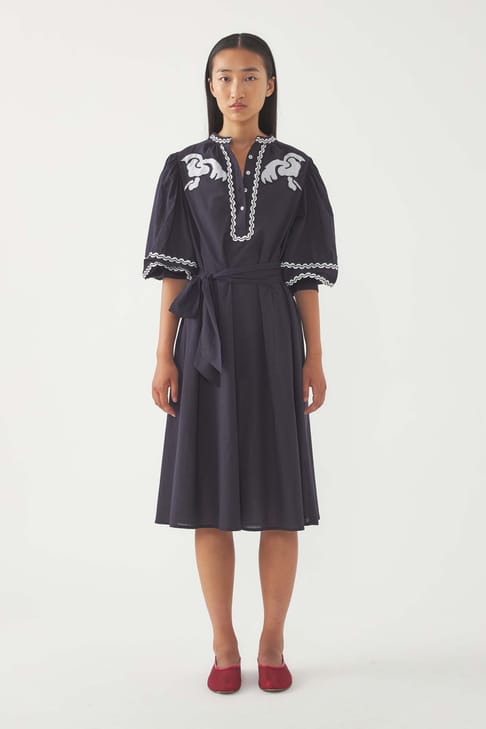 Antikbatik Embroidered Dress Dalli