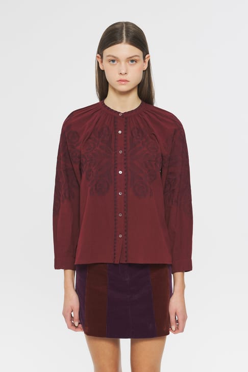 Antikbatik Eglantine Embroidered blouse