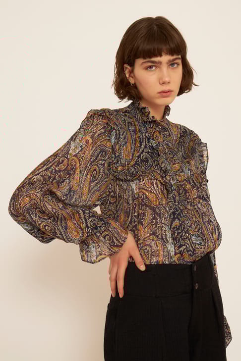 Antikbatik Blusa vaporosa Elvis