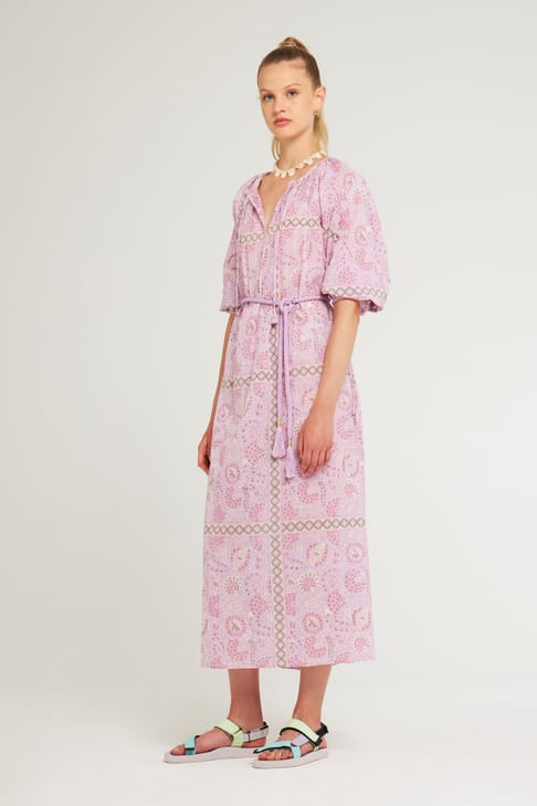 Antikbatik Vestido largo Flavie