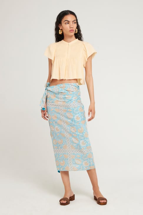 Antikbatik Pareo estampado Flavie