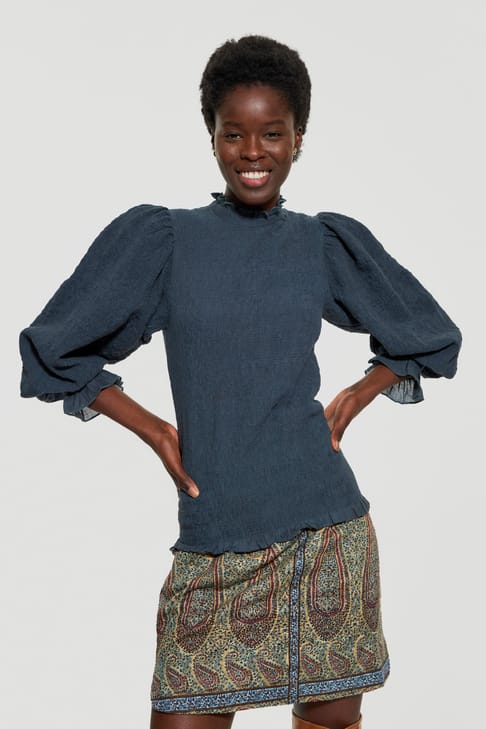 Antikbatik Top smocké Hitala