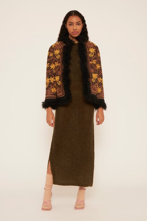 Antikbatik Veste brodée Jimmy
