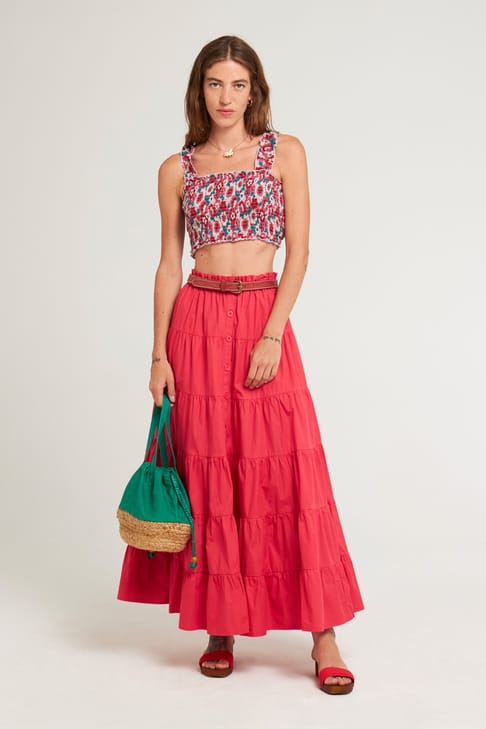 Antikbatik Karo maxi skirt
