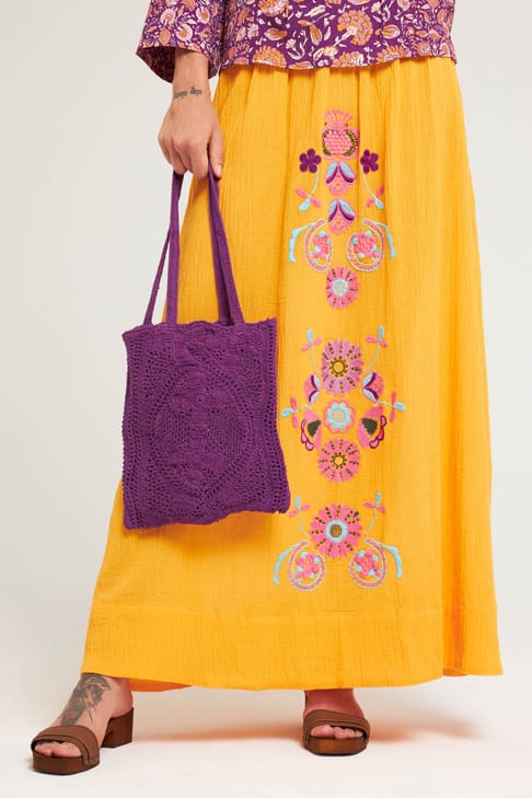 Antikbatik Tot bag en crochet Lacy