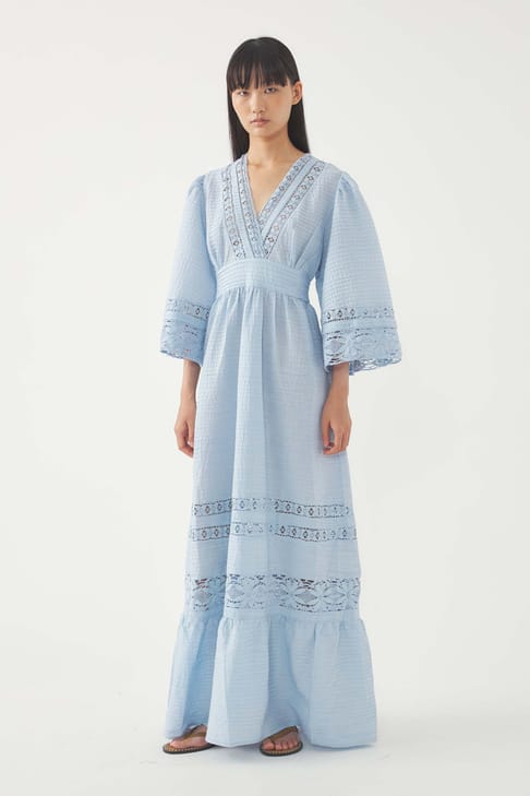 Antikbatik Robe longue Lena