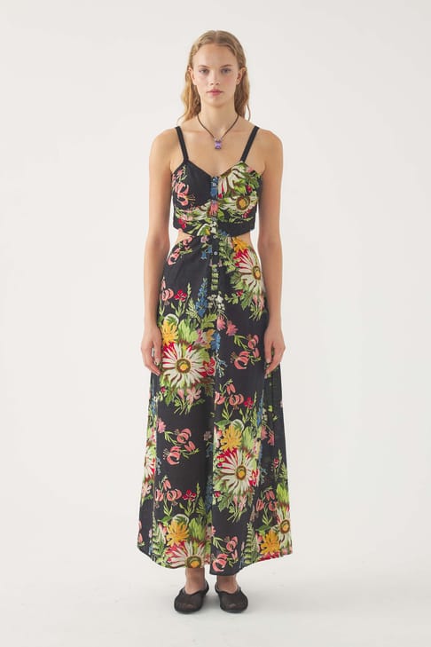 Antikbatik Robe cut-out Lisa