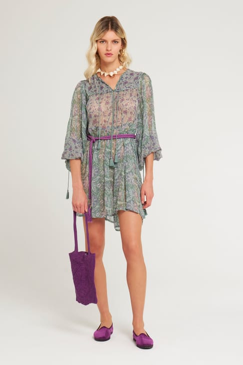 Antikbatik Vestido corto Loah