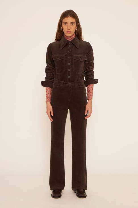Antikbatik Pantaloni flare Maggy