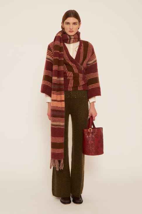 Antikbatik Echarpe en mohair Maya