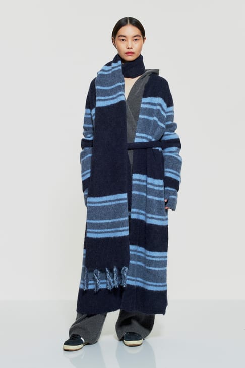 Antikbatik Bufanda de lana de alpaca Mila