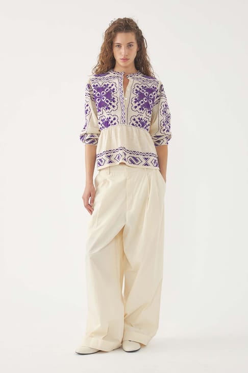 Antikbatik Blouse brodée Milos