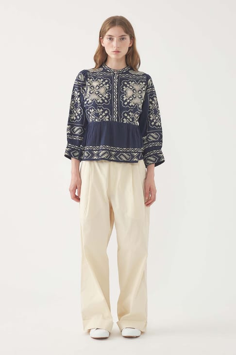 Antikbatik Embroidered Blouse Milos