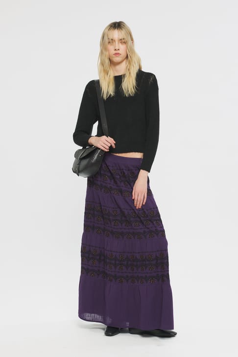 Antikbatik Nelly Embroidered skirt