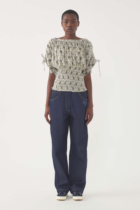 Antikbatik Top smocké Pada
