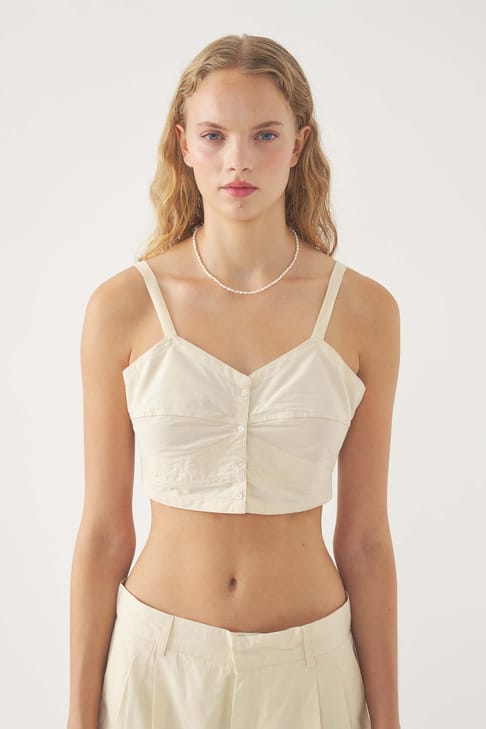 Antikbatik Crop top Pam