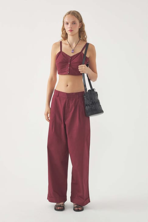 Antikbatik Crop top Pam