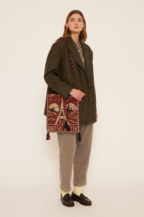 Antikbatik Paris woven bag