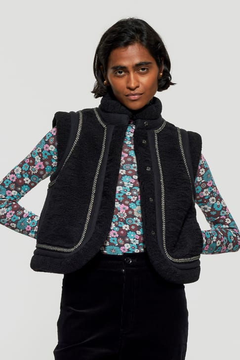 Antikbatik Gilet sans manches Saly
