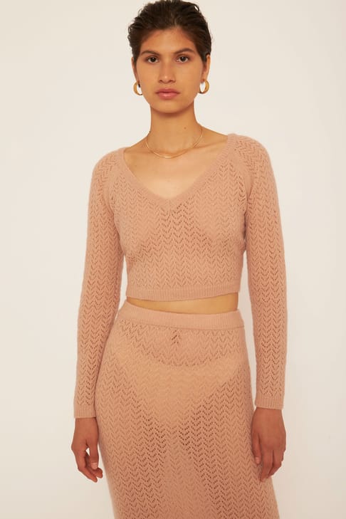 Antikbatik Shilloh cropped jumper