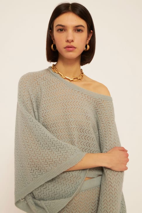 Antikbatik Shilloh cropped jumper