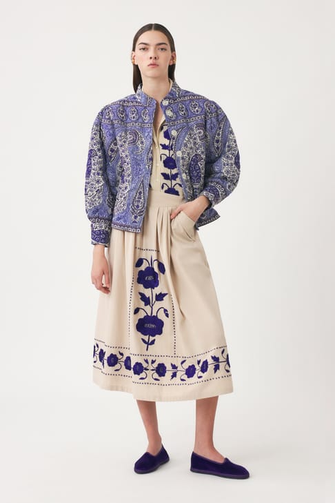 Antikbatik Veste imprimée Tajar