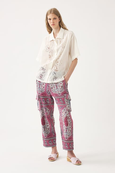 Antikbatik Pantalon imprimé Tajar