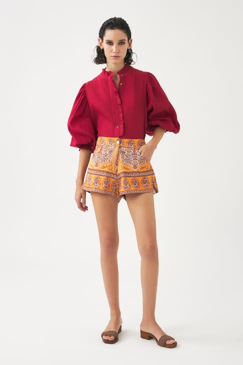 Antikbatik Short imprimé Tajar
