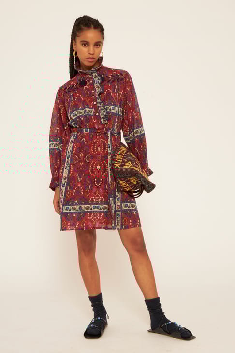 Antikbatik Robe brodée Tamir