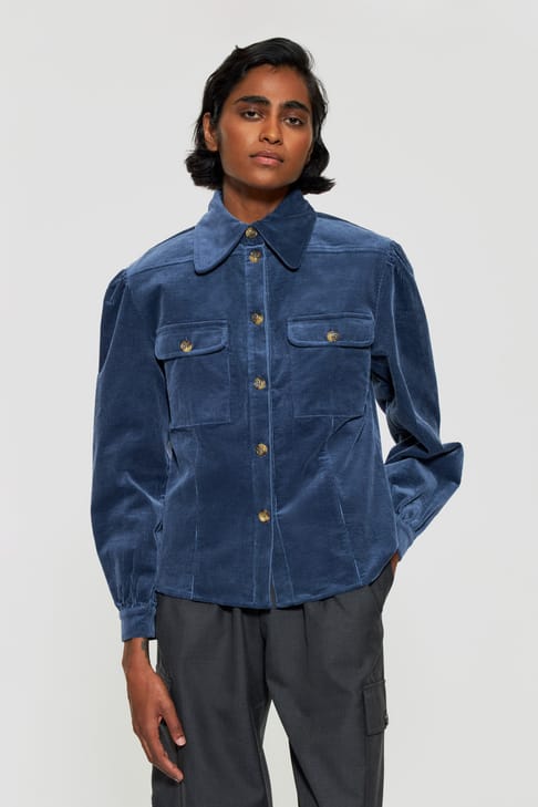 Antikbatik Tilda velvet shirt