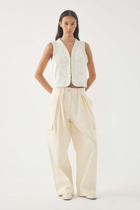 Antikbatik Embroidered Vest Winna