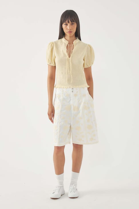Antikbatik Short brodé Winna
