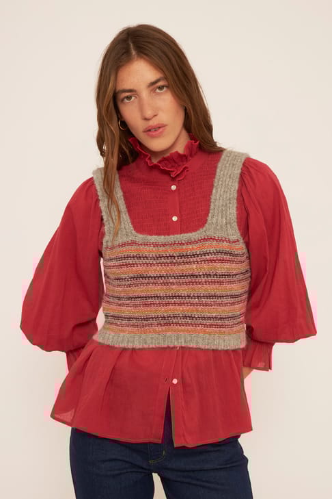 Antikbatik Canotta in Alpaca Yuyu