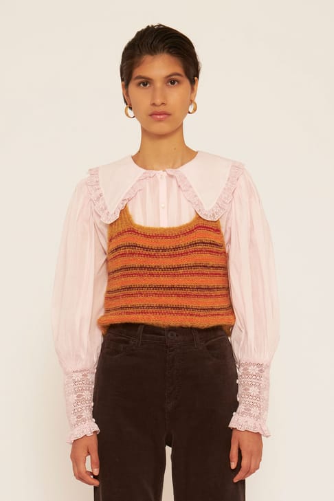 Antikbatik Camiseta de tirantes de alpaca Yuyu