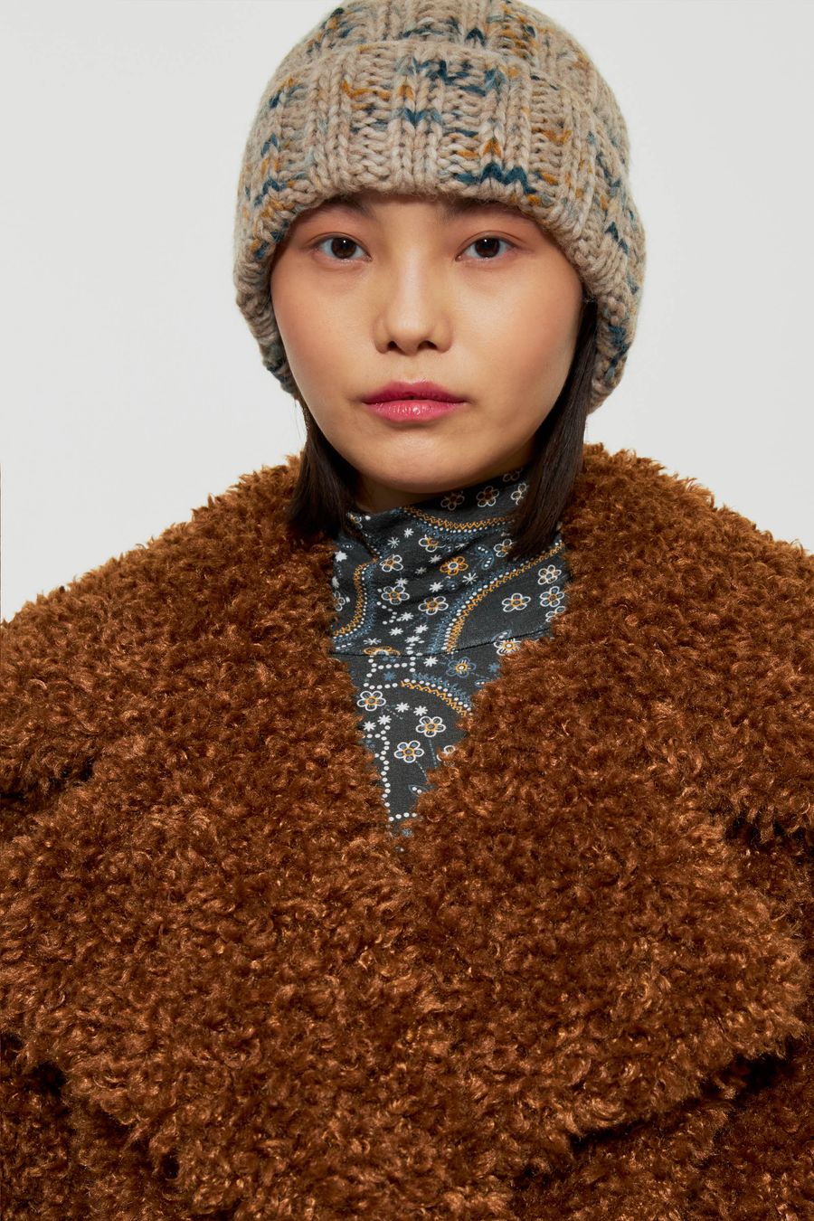 Antikbatik Annabella alpaca wool hat -