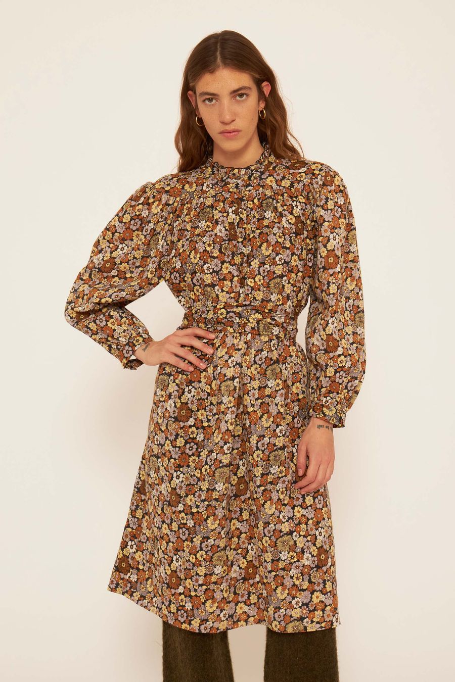 Antikbatik Vestido de corte evasé Colline