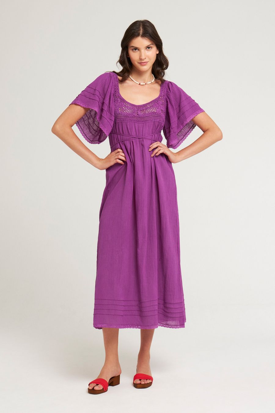 Antikbatik Robe longue Lacy