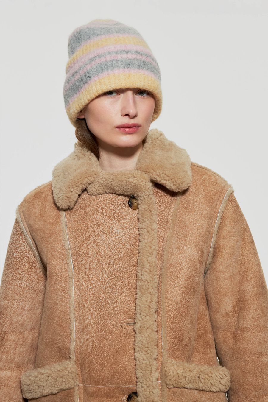 Antikbatik Mila alpaca wool hat -